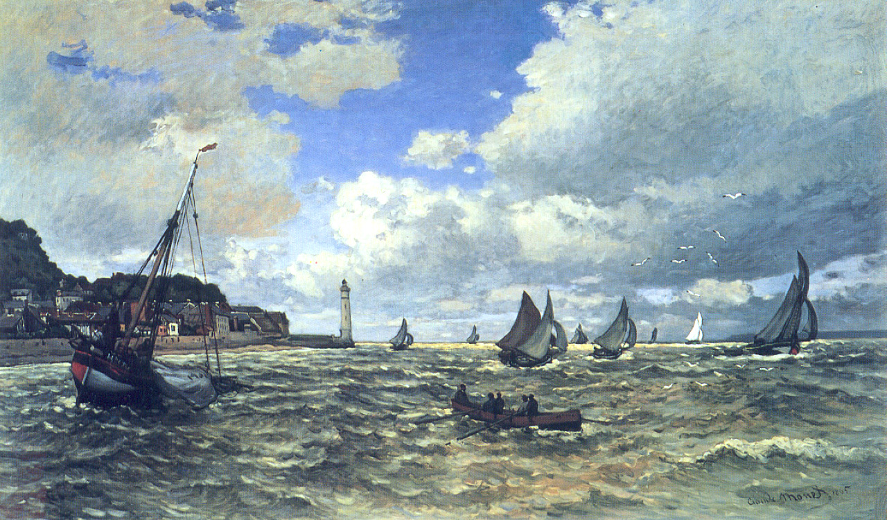 The Seine Estuary at Honfluer 1865
